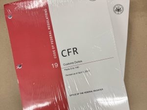 TITLE 19, CODE OF FEDERAL REGULATIONSS, 2024 Version