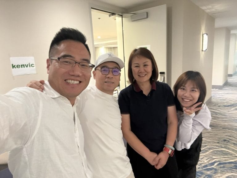 2026年洛杉矶校友会四人合影